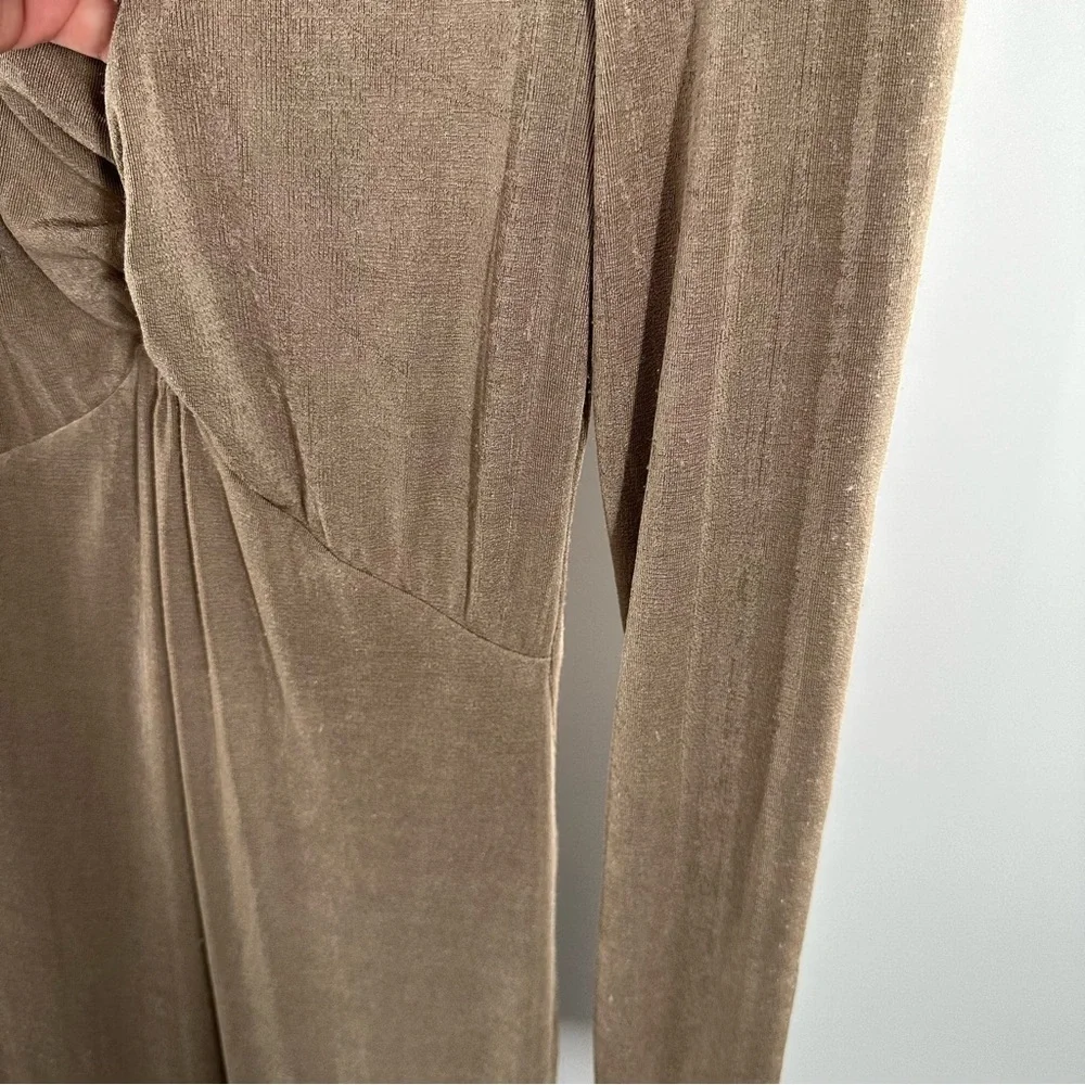 Misha Engracia Midi Dress Beige - Picture 9 of 14